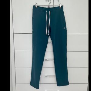 Women’s FIGS YOLA Skinny Scrub pants XS Caribbean Blue (SOLD OUT COLOR!)